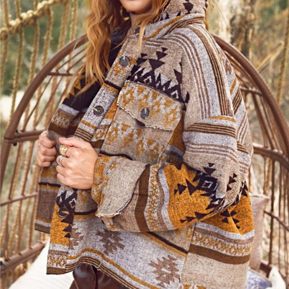 Yellowstone Aztec Shacket Jacket NWT - Picture 2 of 4